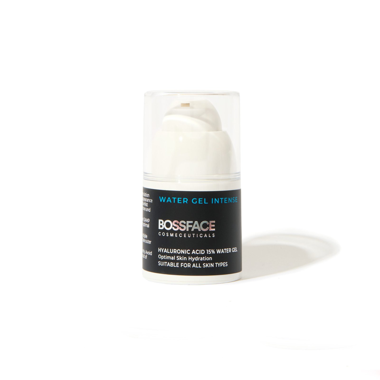 Bossface HA water gel 15% skincare product