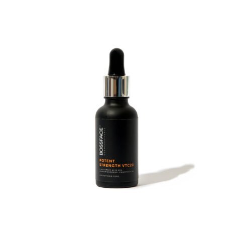 BOSSFACE VTC20 skincare product against a white background